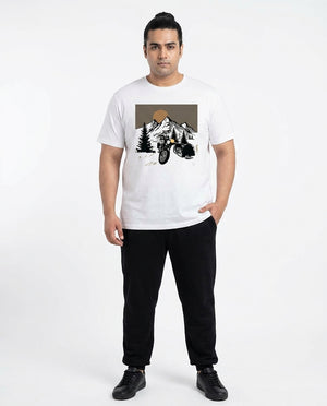 Mountain Life Plus Size Men Premium Tee