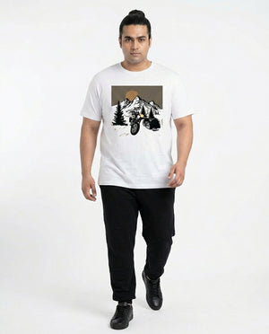Mountain Life Plus Size Men Premium Tee