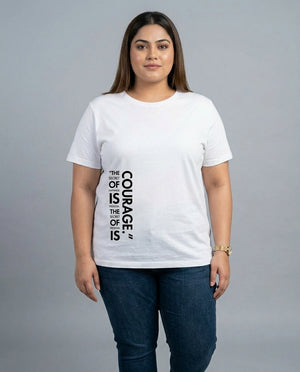 Courage Plus Size Women Premium Tee
