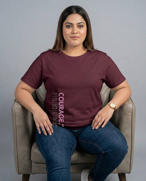 Courage Plus Size Women Premium Tee