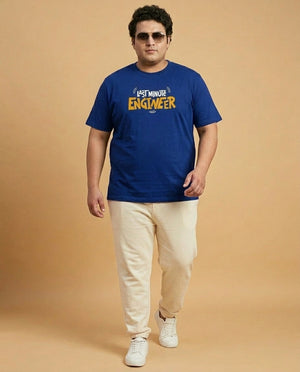 Last Minute Engineer Plus Size Men Premium Tee