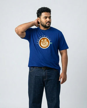 Coffeeholic Plus Size Men Premium Tee