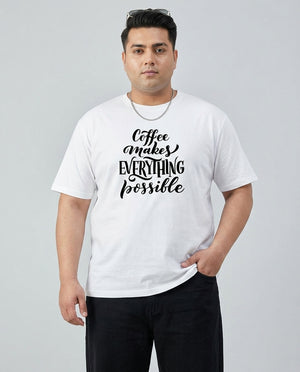 Coffee Makes Every things Plus Size Men Premium Tee