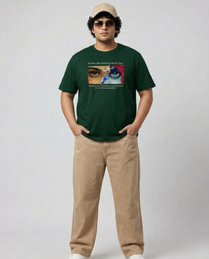 Radha Krishna Plus Size Men Premium Tee