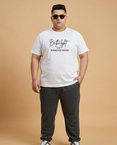Be The Light Plus Size Men Premium Tee