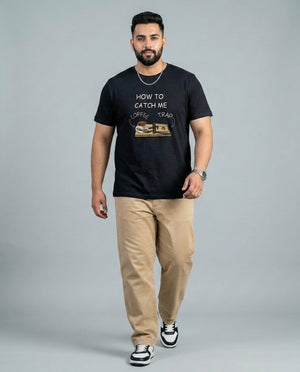 How To Catch me Plus Size Men Premium Tee