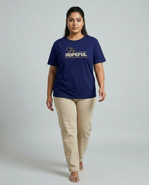Stay Hopeful Plus Size Women Premium Tee