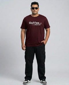 Coffee Mode Plus Size Men Premium Tee