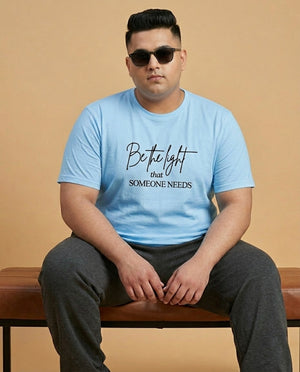 Be The Light Plus Size Men Premium Tee