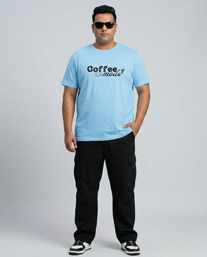 Coffee Mode Plus Size Men Premium Tee
