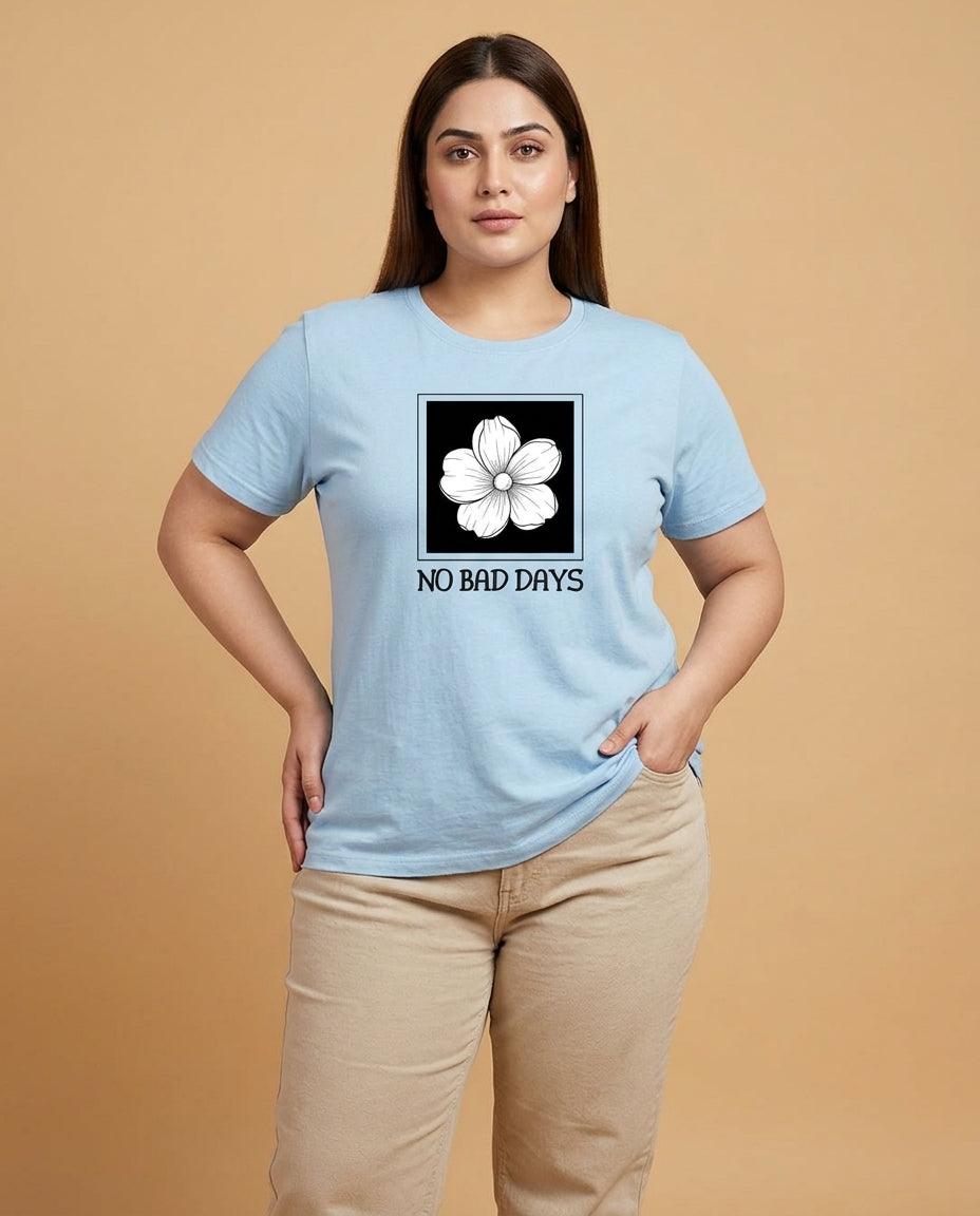 No Bad Days Plus Size Women Premium Tee