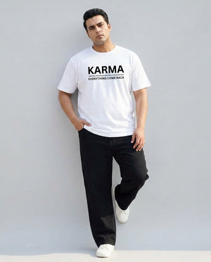 Karma Plus Size Men Premium Tee