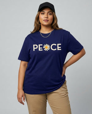 Peace Plus Size Women Premium Tee