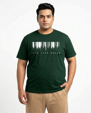 Live Your Dream Plus Size Men Premium Tee