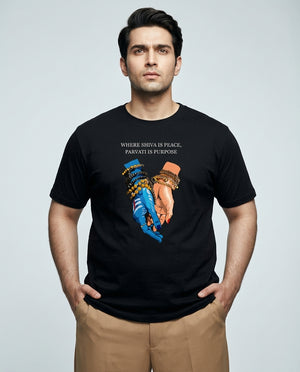 Where Shiva is peace Plus Size Men Premium Tee