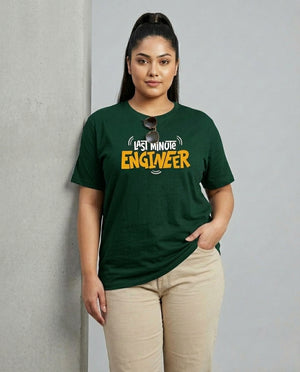 Last Minute Engineer Plus Size Women Premium Tee