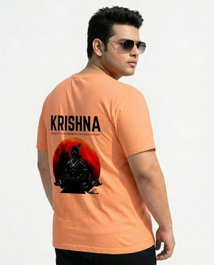 Krishna Plus Size Men Premium Tee