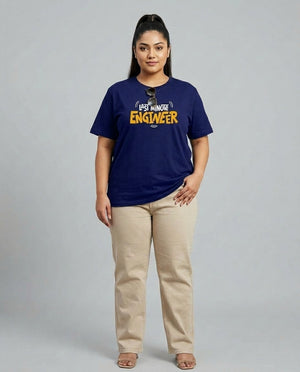 Last Minute Engineer Plus Size Women Premium Tee