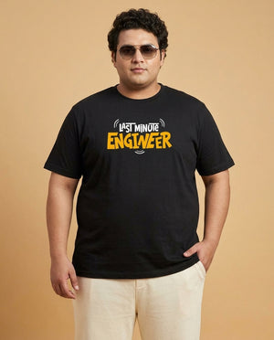 Last Minute Engineer Plus Size Men Premium Tee
