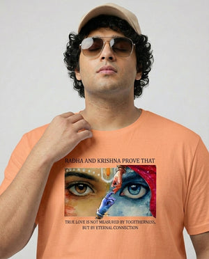 Radha Krishna Plus Size Men Premium Tee