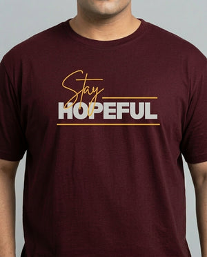 Stay Hopeful Plus Size Men Premium Tee