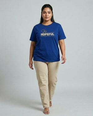 Stay Hopeful Plus Size Women Premium Tee