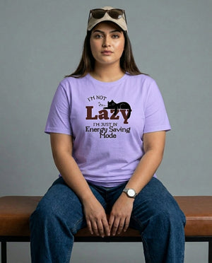 I'm Not Lazy Plus Size Women Premium Tee