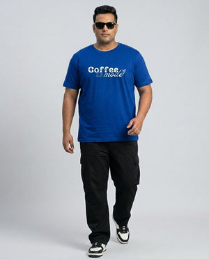 Coffee Mode Plus Size Men Premium Tee
