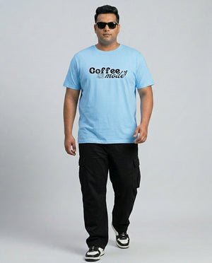Coffee Mode Plus Size Men Premium Tee