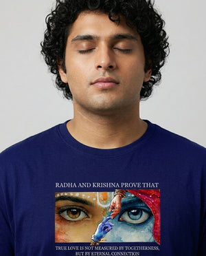 Radha Krishna Plus Size Men Premium Tee