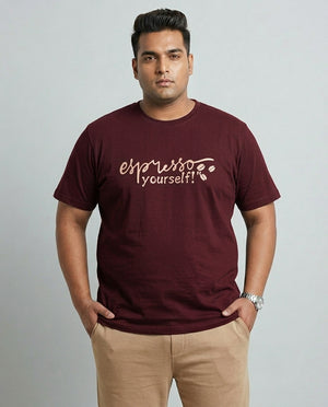 Expresso Yourself Plus Size Men Premium Tee