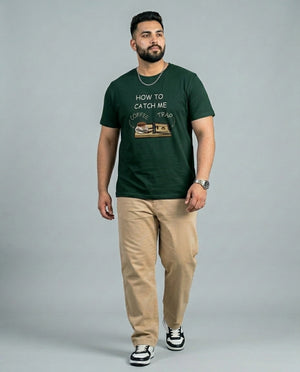 How To Catch me Plus Size Men Premium Tee