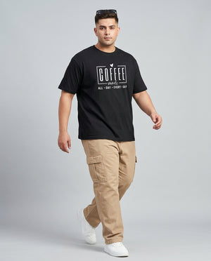 Coffee All Day Every Day Plus Size Men Premium Tee