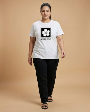 No Bad Days Plus Size Women Premium Tee