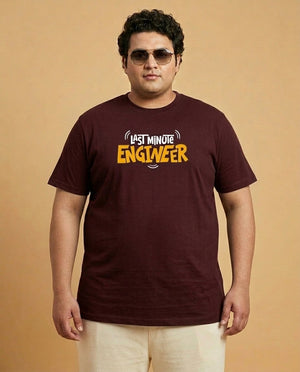 Last Minute Engineer Plus Size Men Premium Tee