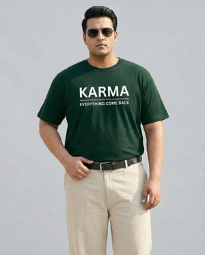 Karma Plus Size Men Premium Tee