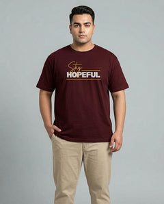 Stay Hopeful Plus Size Men Premium Tee