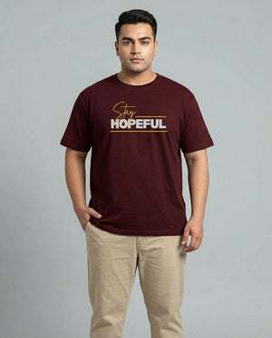 Stay Hopeful Plus Size Men Premium Tee