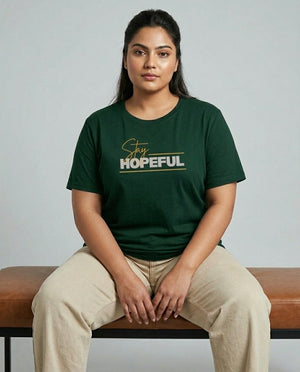 Stay Hopeful Plus Size Women Premium Tee