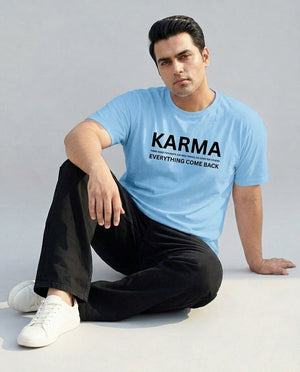 Karma Plus Size Men Premium Tee