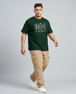 Coffee All Day Every Day Plus Size Men Premium Tee
