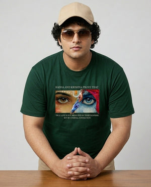 Radha Krishna Plus Size Men Premium Tee