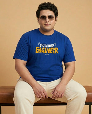 Last Minute Engineer Plus Size Men Premium Tee
