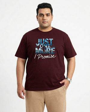 just one more i promise Plus Size Men Premium Tee