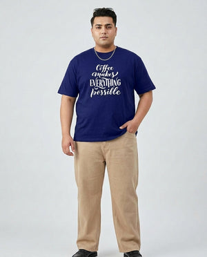 Coffee Makes Every things Plus Size Men Premium Tee