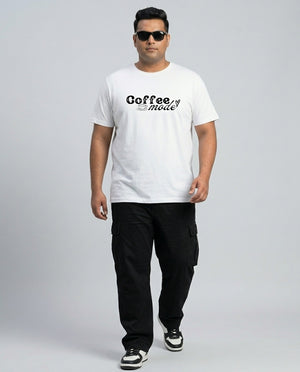 Coffee Mode Plus Size Men Premium Tee
