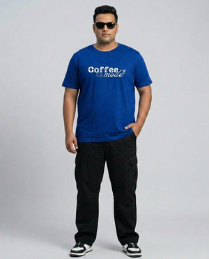 Coffee Mode Plus Size Men Premium Tee