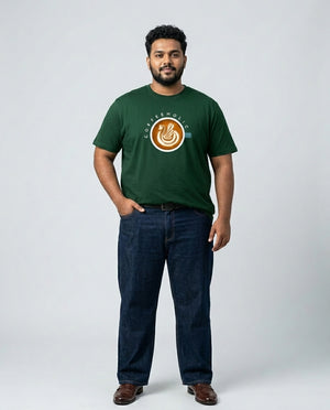 Coffeeholic Plus Size Men Premium Tee