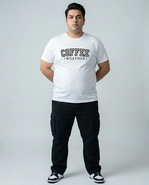 Coffee Weather Plus Size Men Premium Tee