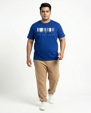Live Your Dream Plus Size Men Premium Tee